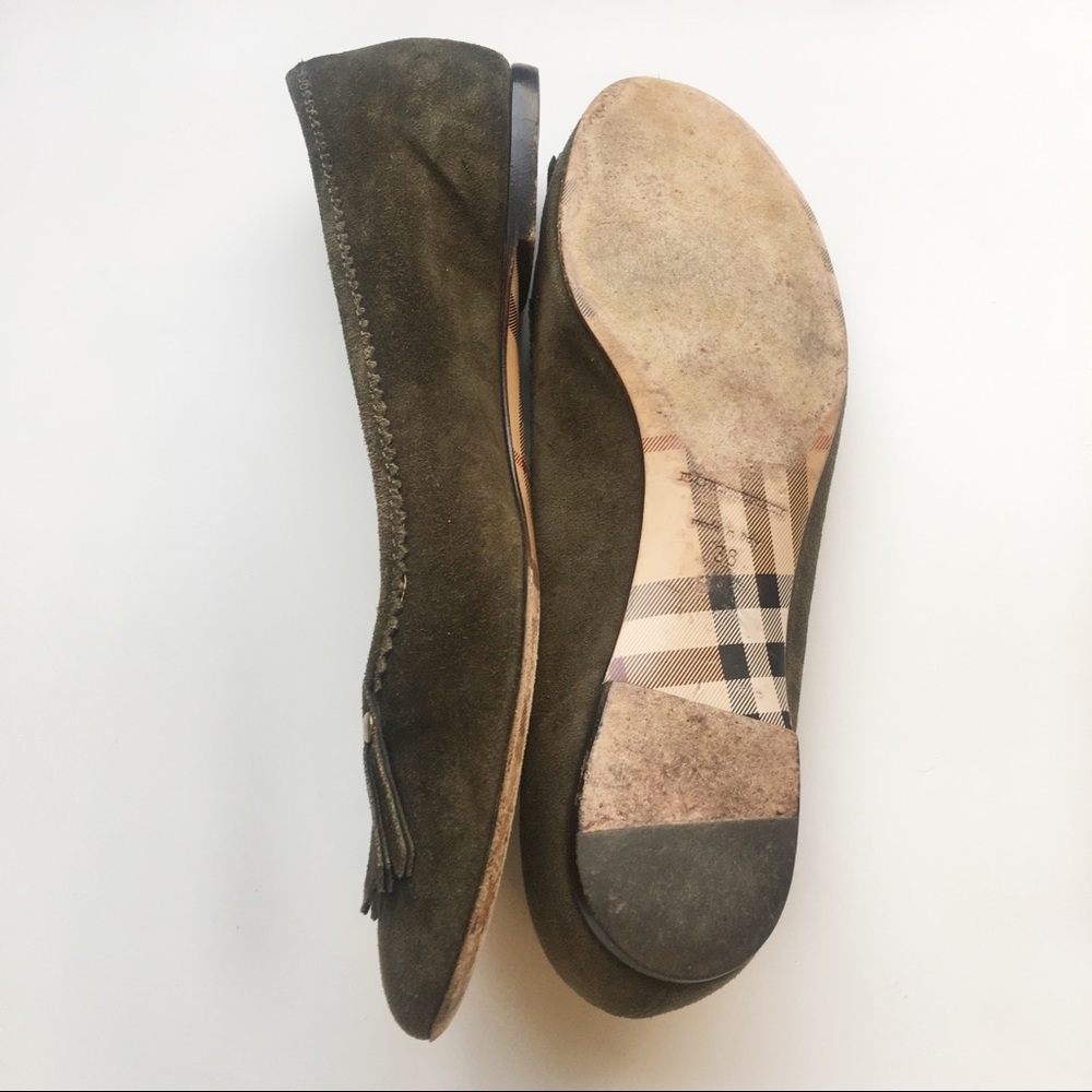 Burberry Suede Flats - Picture 9 of 10